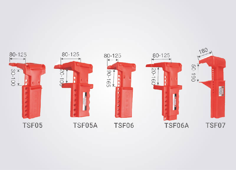 TSF05/05A/06/06A/07 Adjustable ball valve lockout