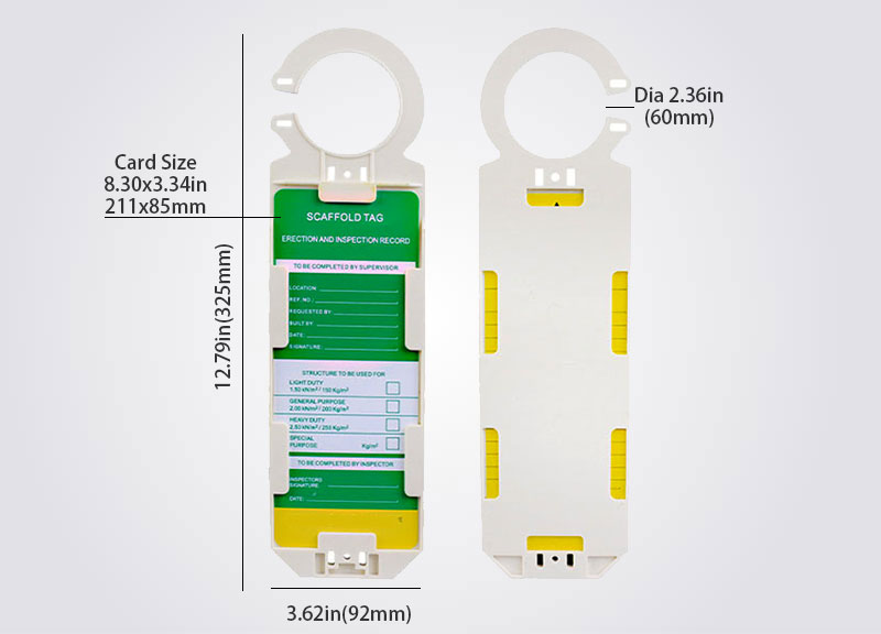 TAG24 Hook Type Multifunctional Scaffolding Tagout