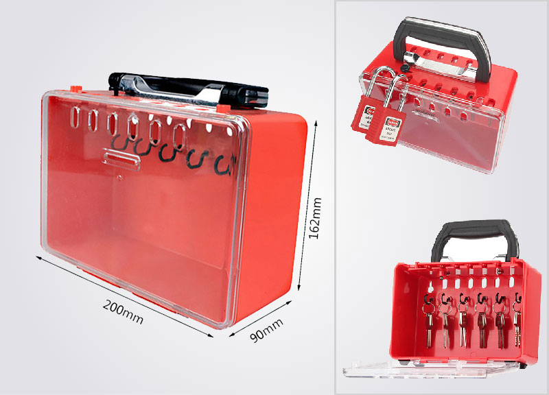 TSX22 Portable Multipurpose Plastic Safety Lockout Box